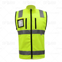 uniformes des travailleurs de la construction, équipement de sécurité routière gilet de sécurité réfléchissant SV-21